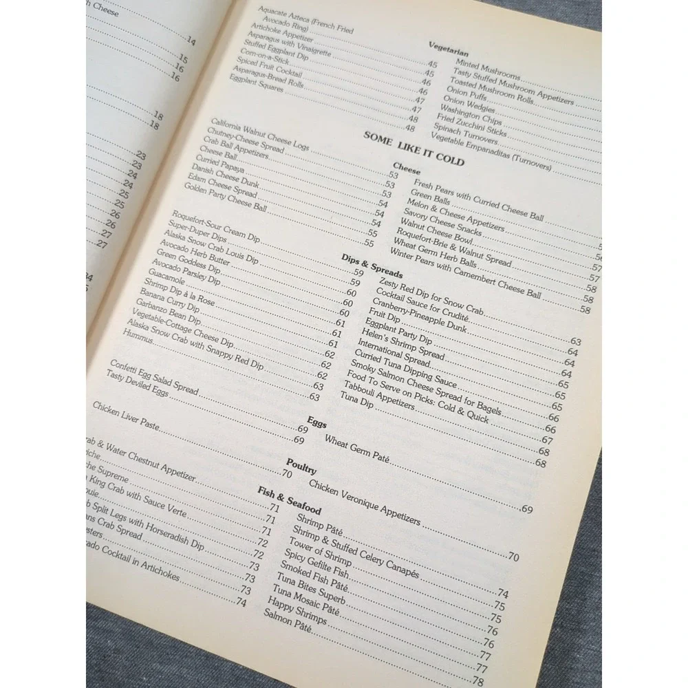 1987 The Complete Start-Your-Meal Cookbook Johna Blinn Speedy Gourmet‎ Library